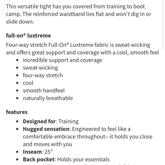 Lululemon Train Times 7/8 Pant *25" White Sz 6 - Picture 5 of 16